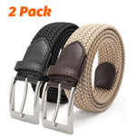 1 3/8" Width Stretch Belts 2 Pack