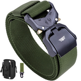 Quick-Release Buckle Military Belt